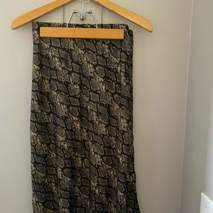 Urban Outfitters snake print skirt